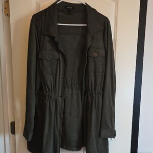 Torrid Dark Olive Utility Jacket